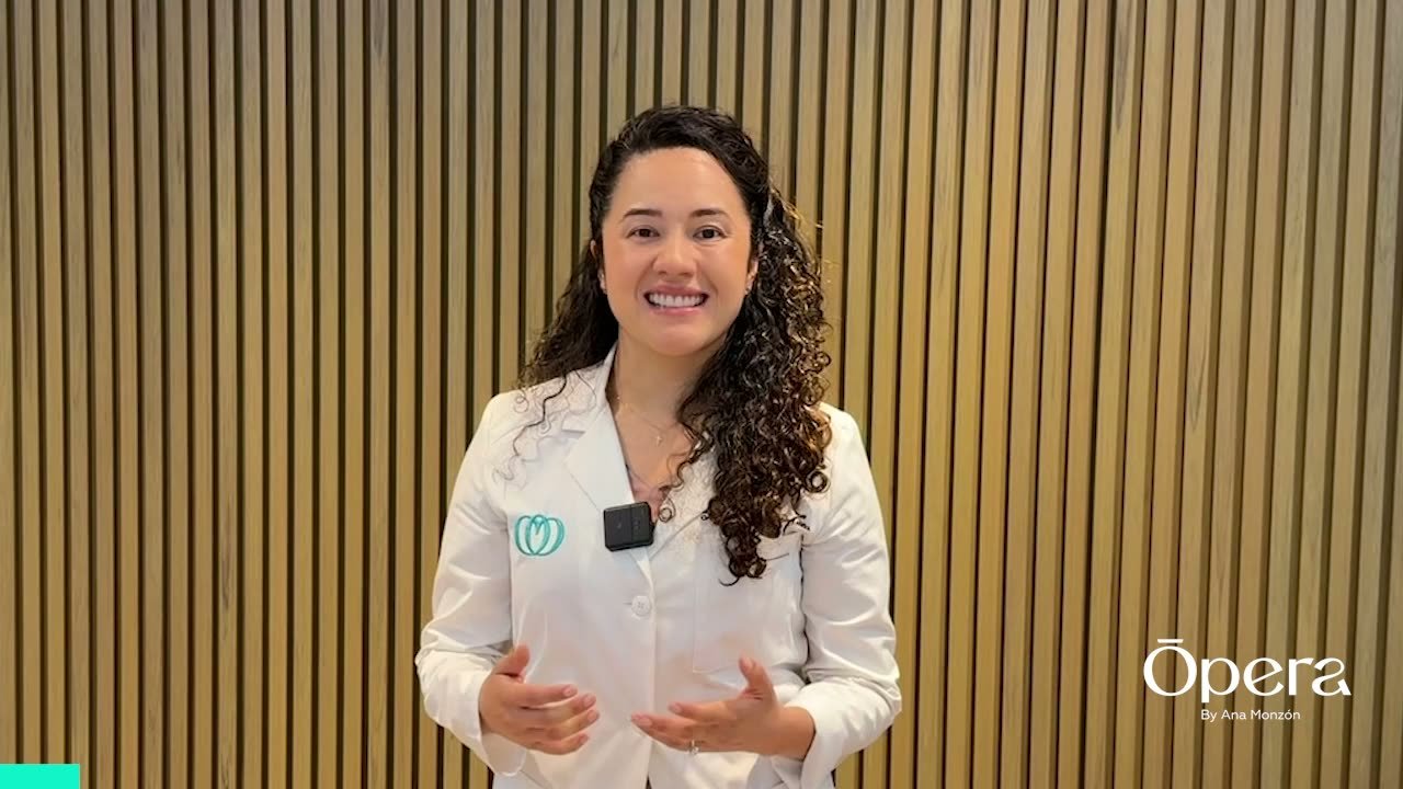 La Dra. Ana María Monzón explicando la valoración